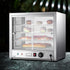 Commercial Food Warmer Pie Hot Display Countertop Showcase Cabinet Stainless Steel